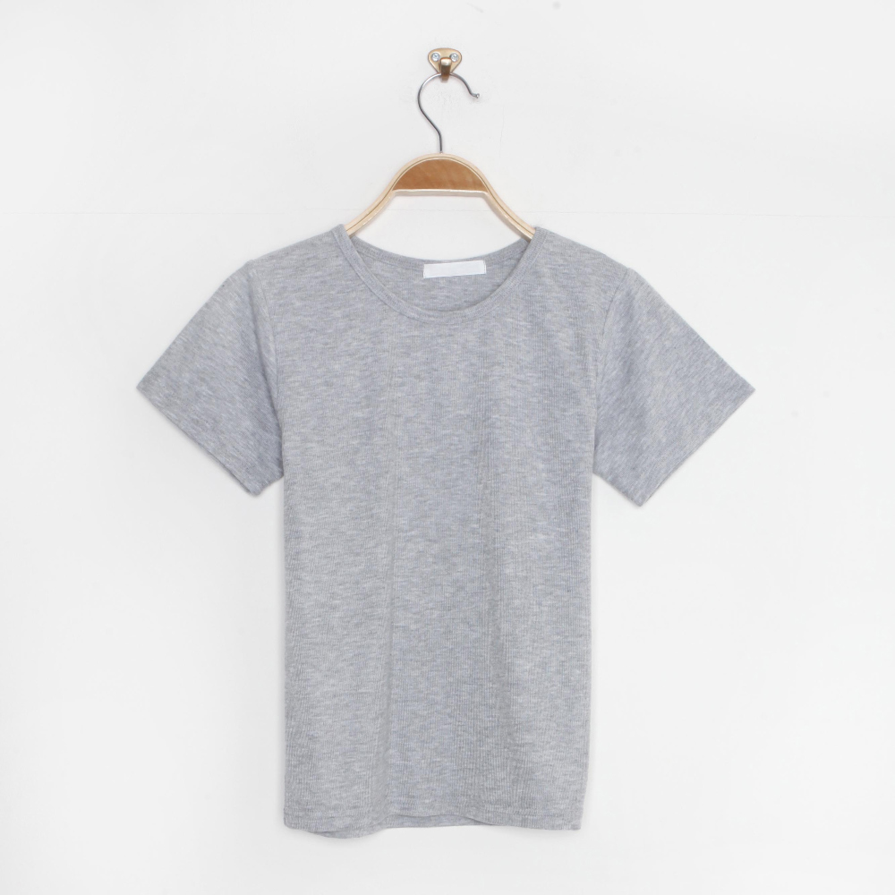 短袖T卹 grey 彩色圖像-S1L141